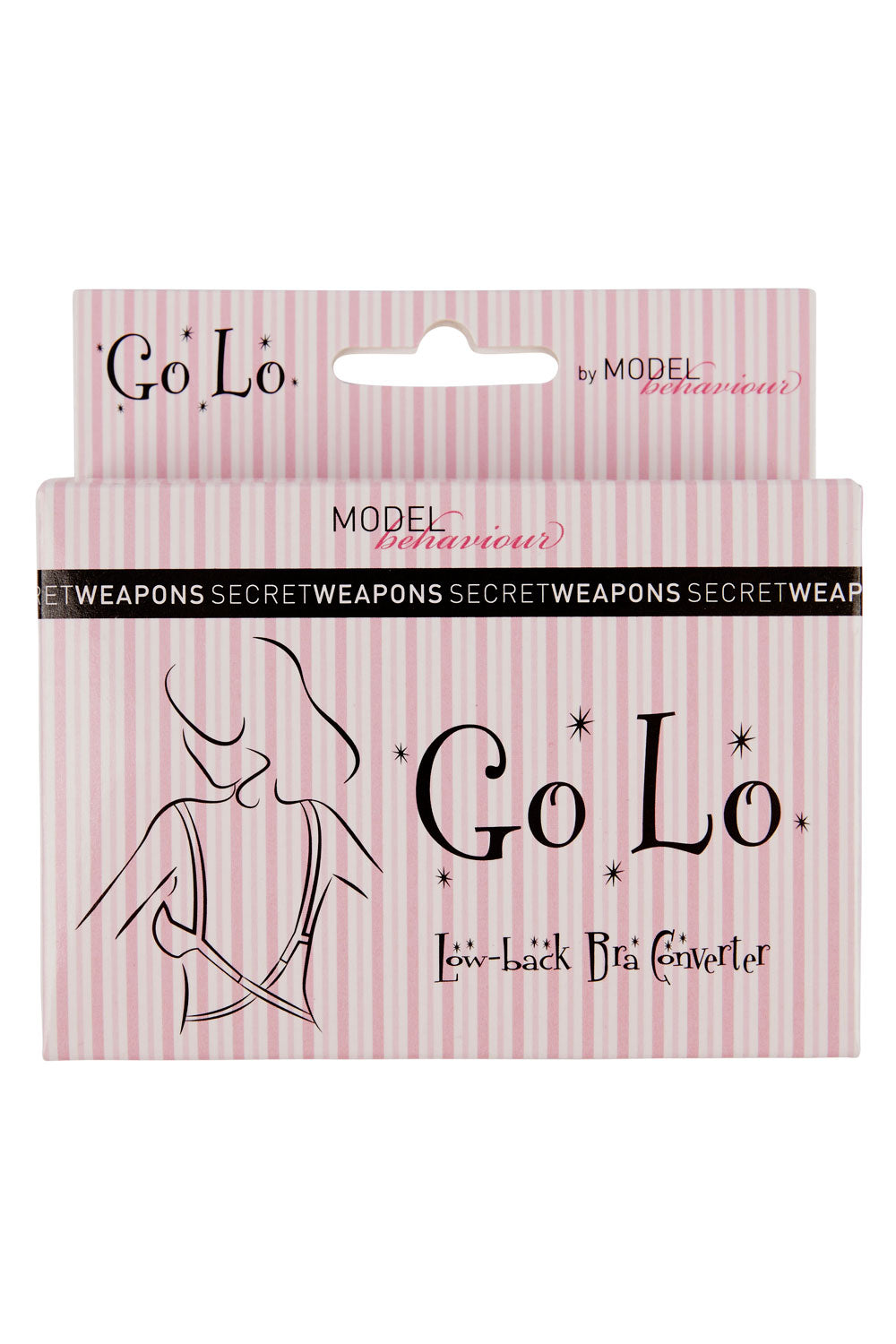 Product shot of the Go Lo Bra Converter in colour Nude, from the front