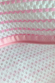 Product shot of the Lingerie Wash Bag in colour Pink (Pink), detail