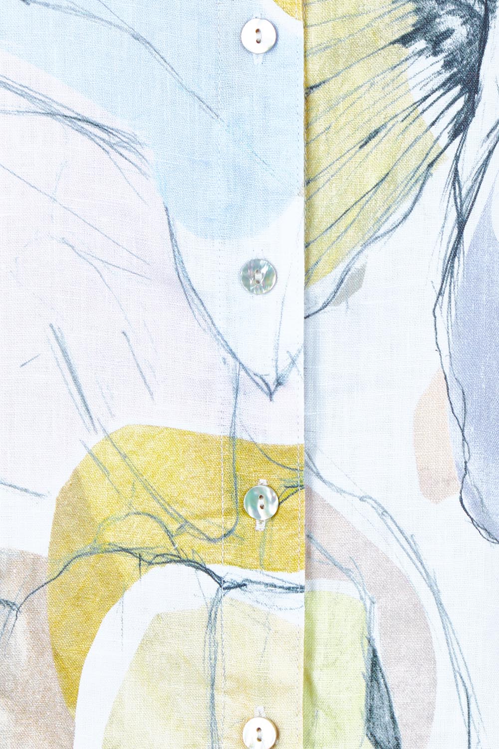 Product shot of the Petal Shirtmaker Dress – Petal in colour Petal, showing detail