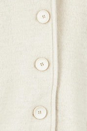 Boiled Wool Blazer – Cream