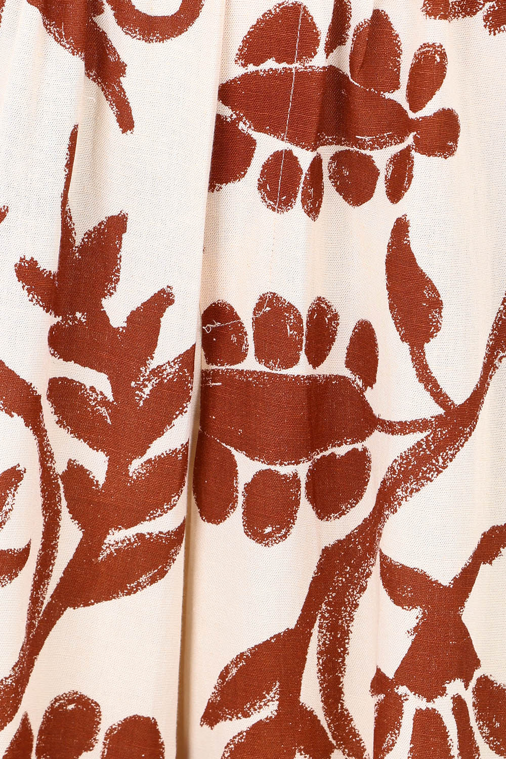 Product shot of the Positano Pant in colour Cubanbloom, detail