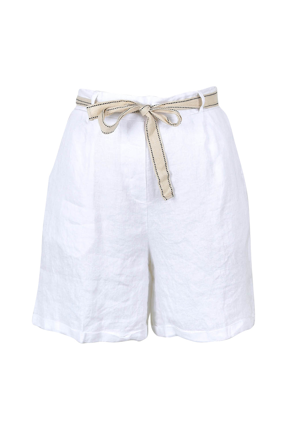 Preloved Positano Linen Short - White