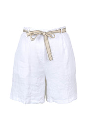 Preloved Positano Linen Short - White