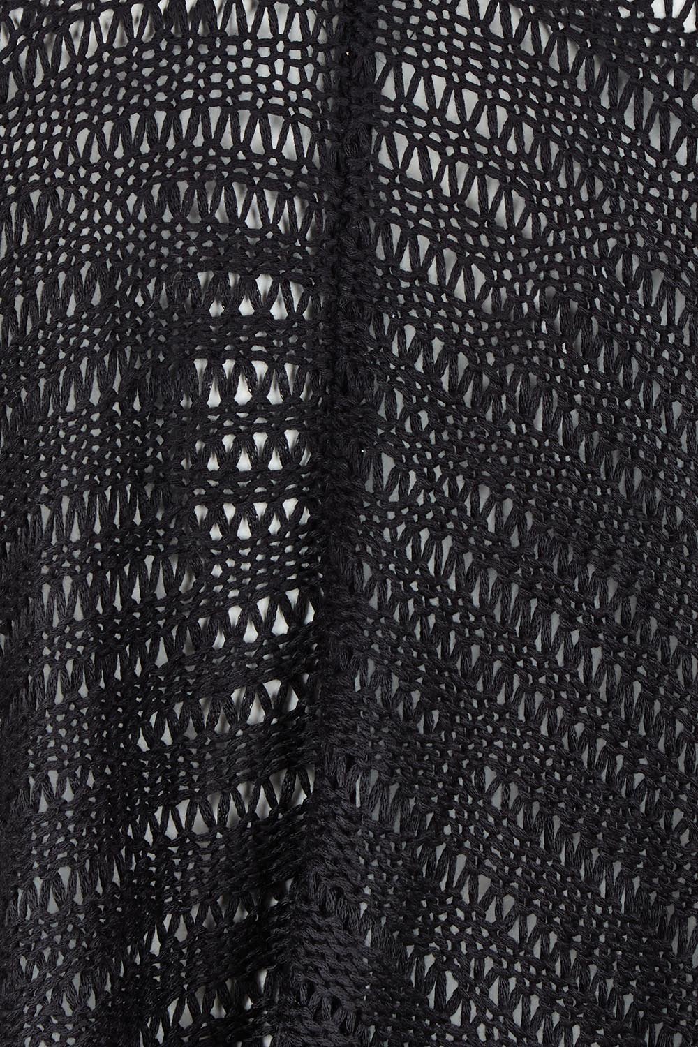 Product shot of the Tesoro Top in colour Black (Black), detail