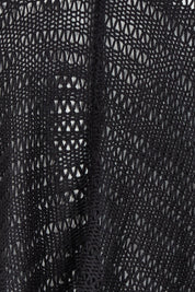 Product shot of the Tesoro Top in colour Black (Black), detail