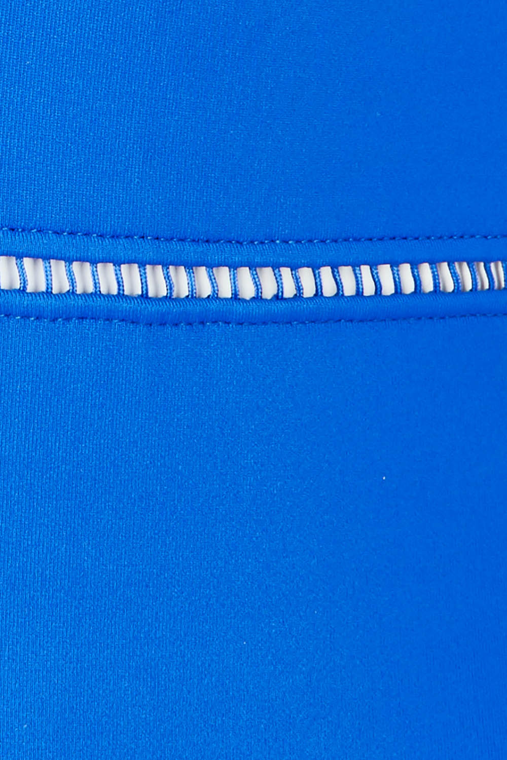 Product shot of the Spliced One Piece in colour Cobalt (Blue), detail