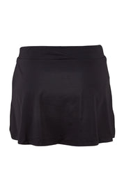 Product shot of the Swim Skirt in colour Black (Black), from the back
