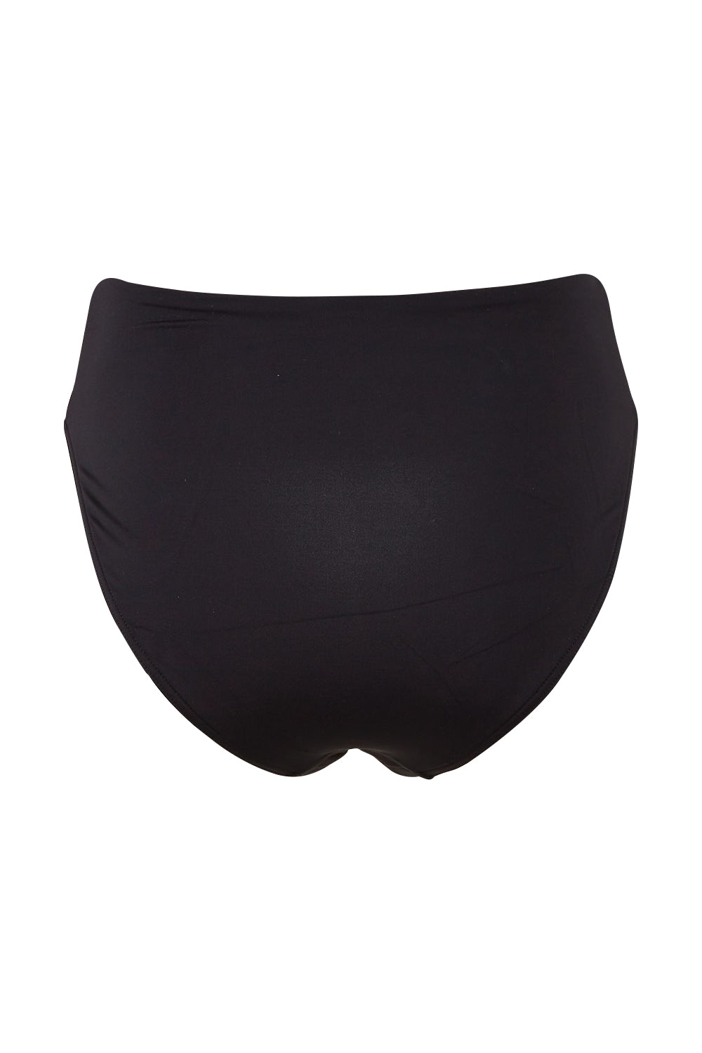 Product shot of the Retro High Waist Pant in colour Black (Black), from the back