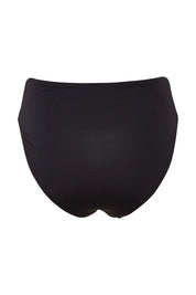 Product shot of the Retro High Waist Pant in colour Black (Black), from the back
