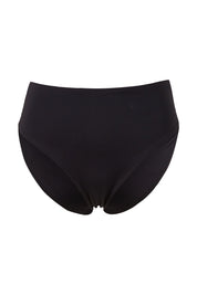 Product shot of the Retro High Waist Pant in colour Black (Black), from the front