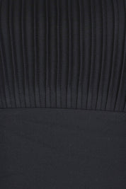 Product shot of the Basix Dd/E Square Neck One Piece in colour Black (Black), detail