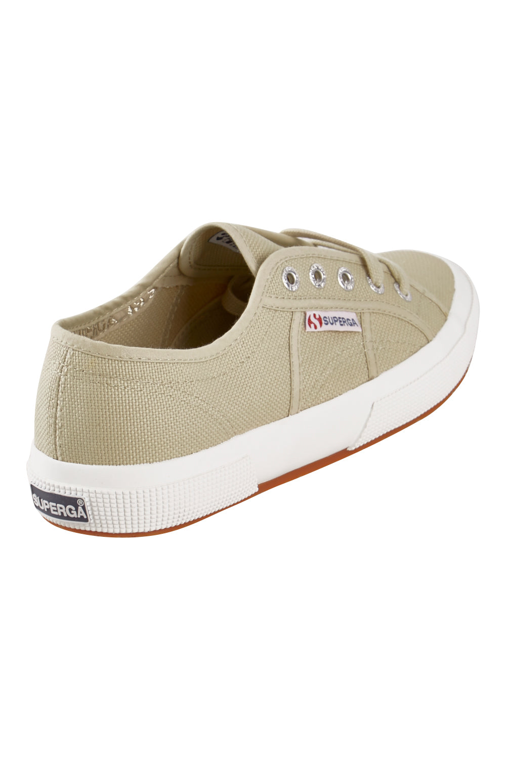 Product shot of the 2750 Cotu Classic Sneaker in colour Taupe, from the back