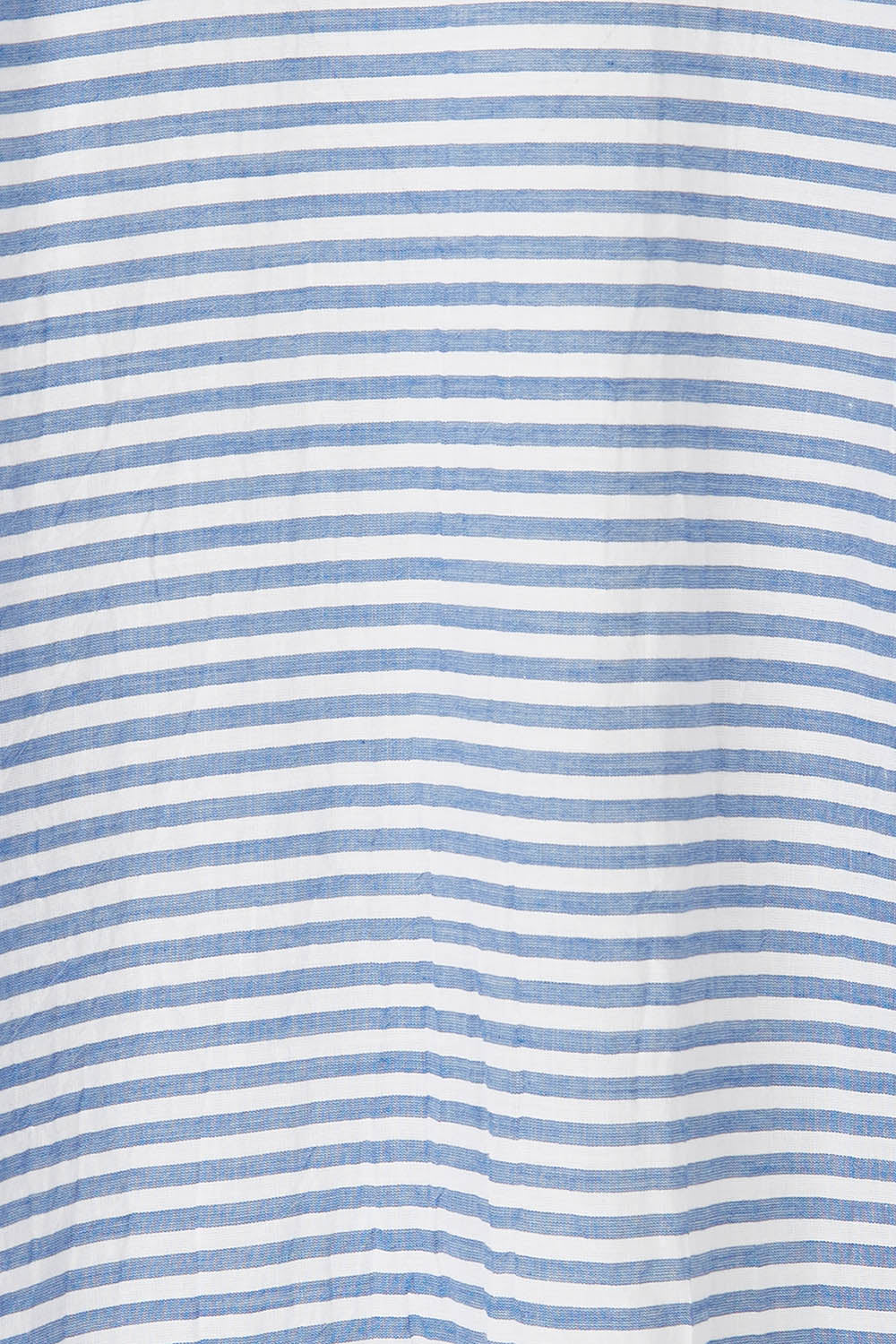 Product shot of the Summer Stripe Painters Shirt in colour Blue (Blue), detail
