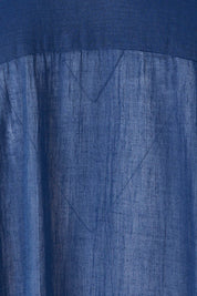 Product shot of the Resort Painters Shirt in colour Denim (Blue), detail