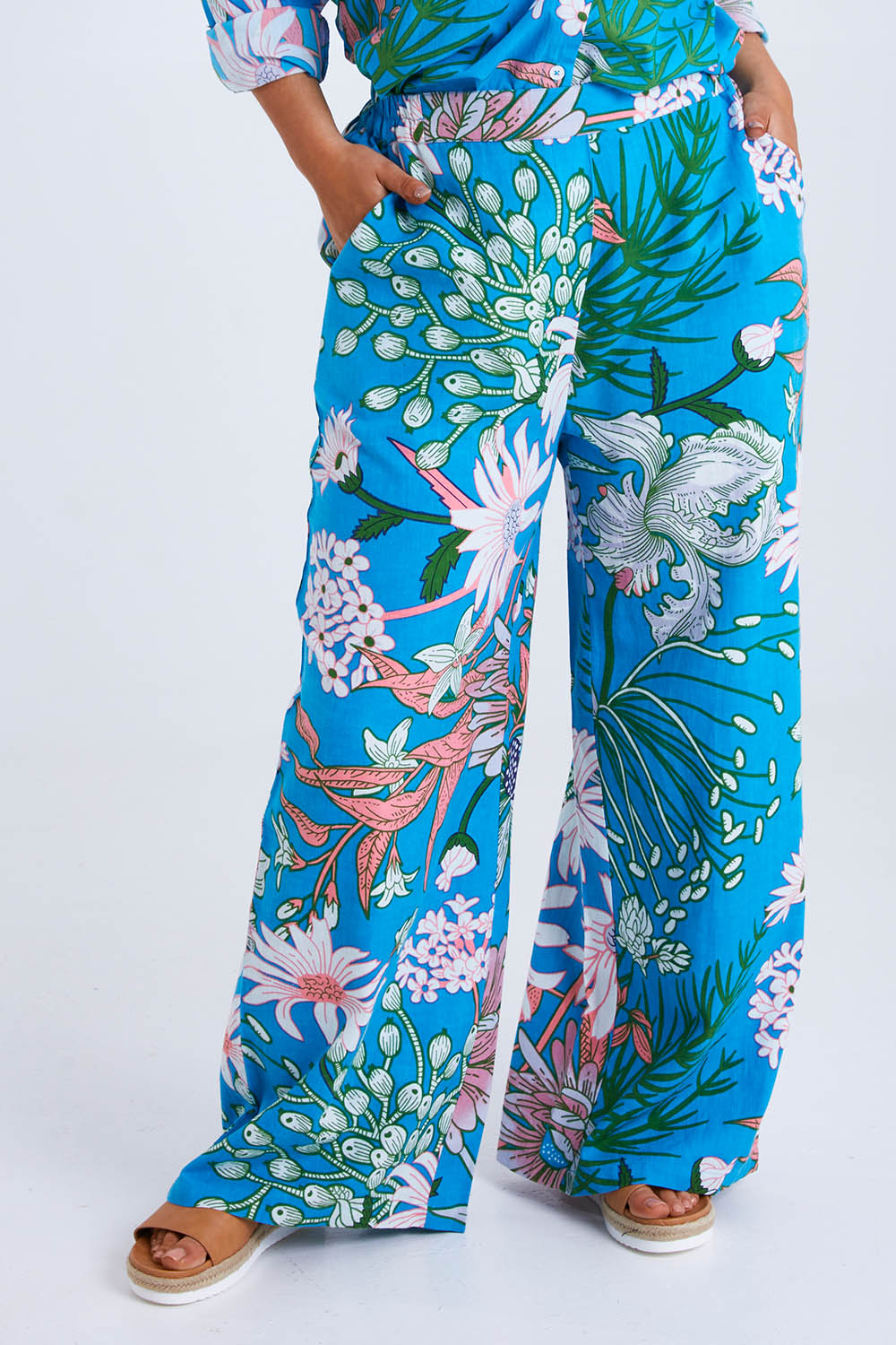Preloved Silvia Print Pant - Garden