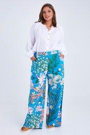 Preloved Silvia Print Pant - Garden