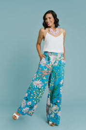 Preloved Silvia Print Pant - Garden