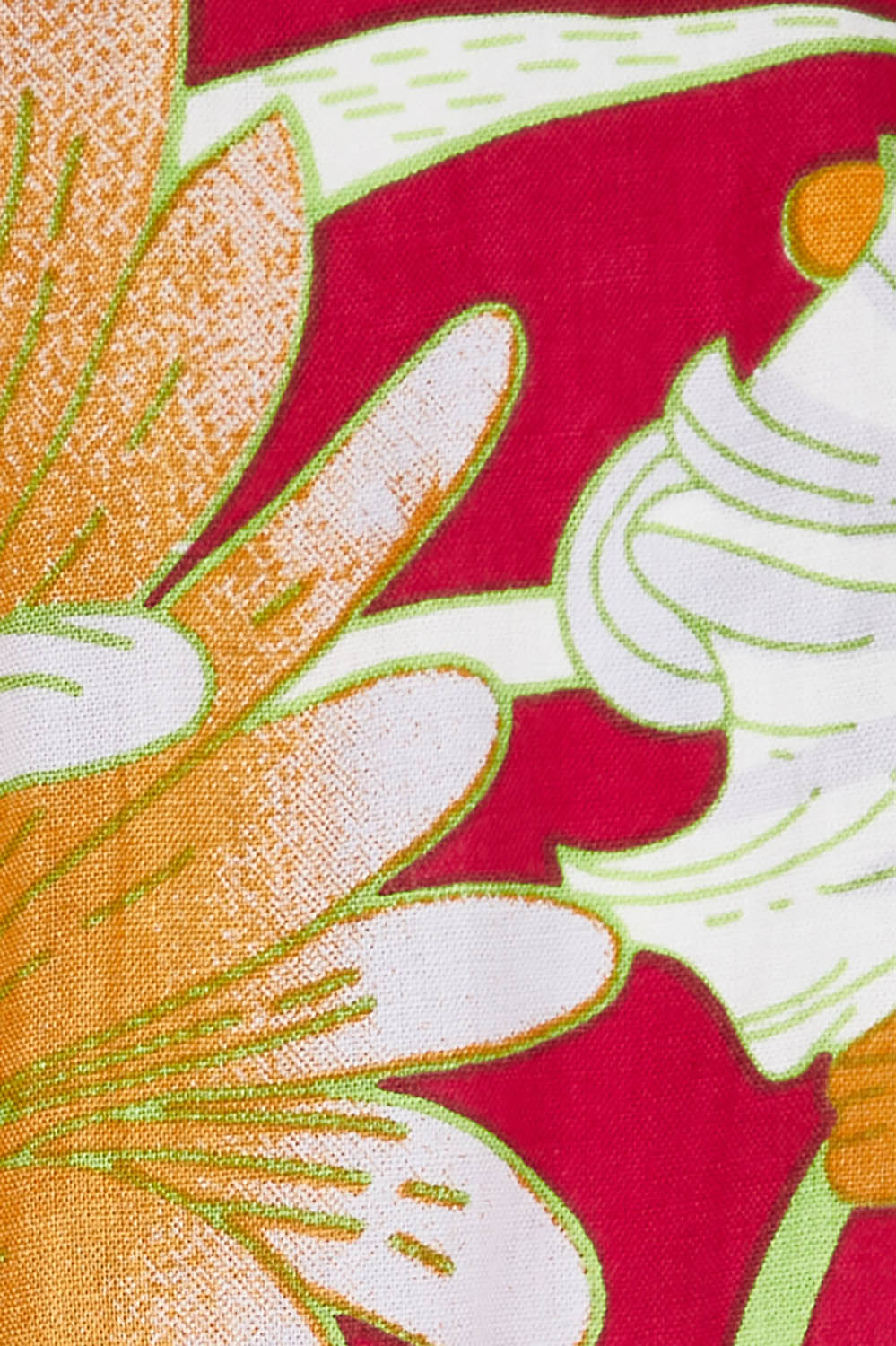 Product shot of the Monica Maxi Dress in colour Garden (Pink), detail
