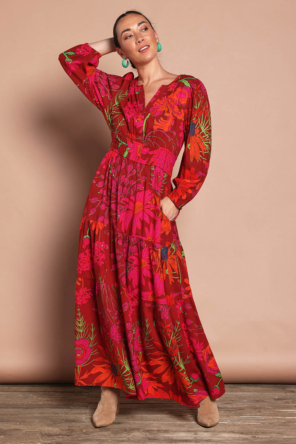 Gabbie Maxi Dress – Garden