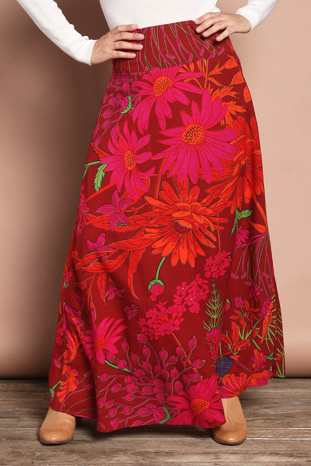 Rosie Maxi Skirt – Garden