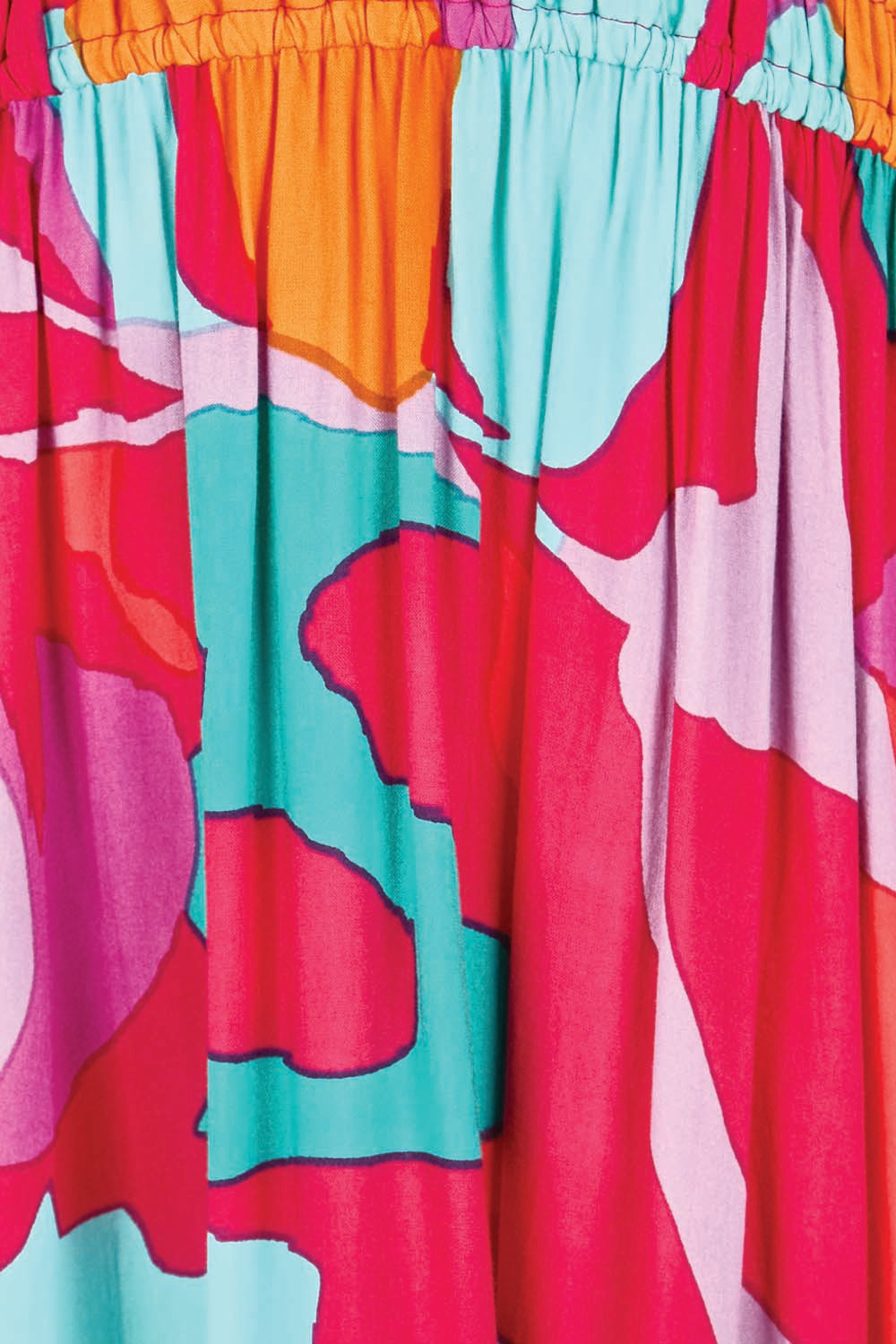 Product shot of the Gwyn Midi Dress – Marble in colour Marble, showing detail