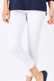 Preloved Crop Jean - white