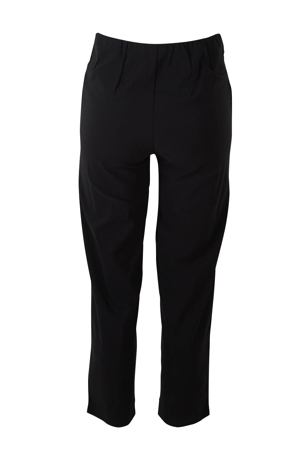 Product shot of the Pull On Pant in colour Black (Black), from the back