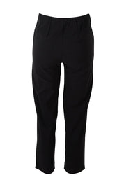 Product shot of the Pull On Pant in colour Black (Black), from the back