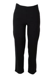 Product shot of the Pull On Pant in colour Black (Black), from the front