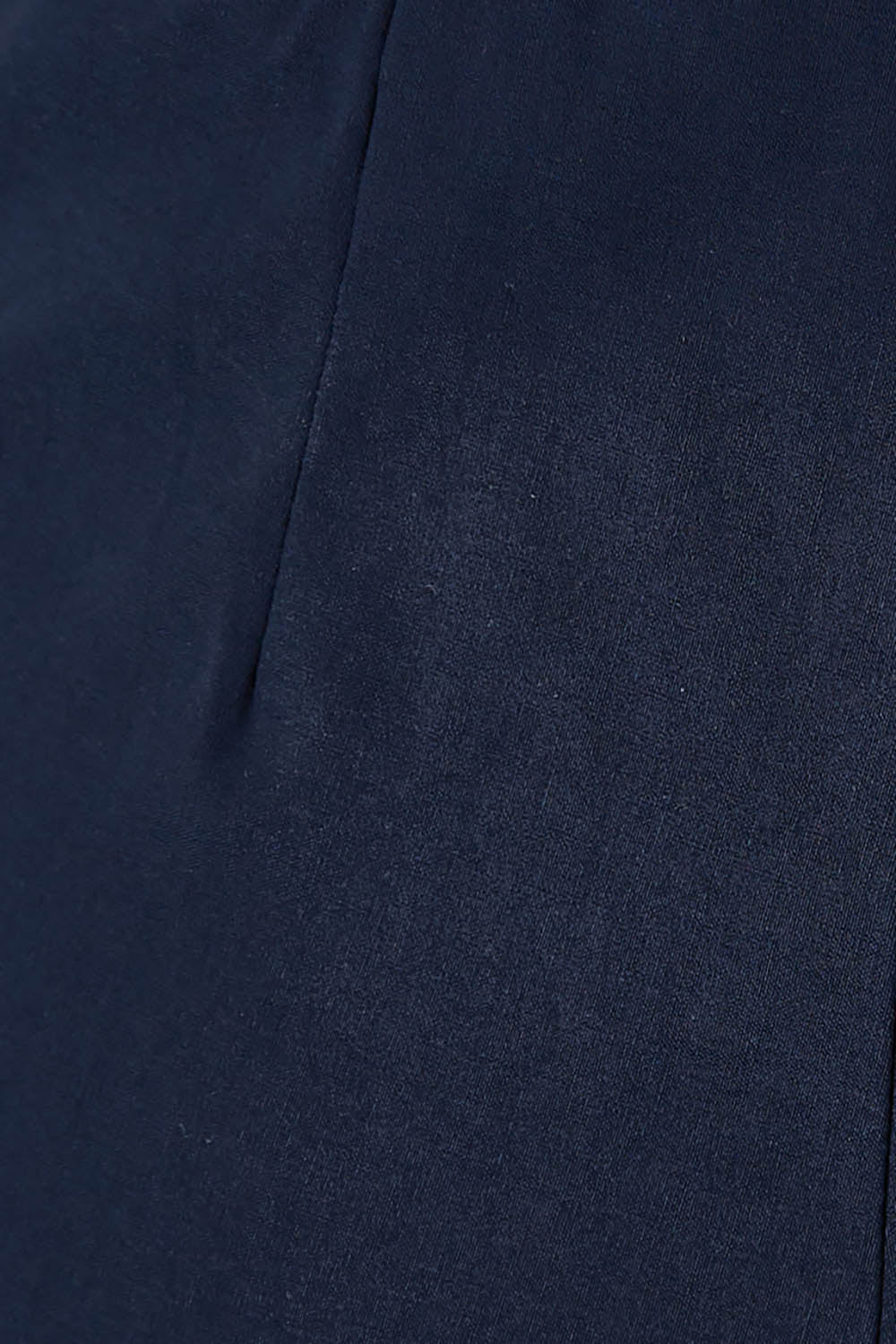 Product shot of the Pull On Pant in colour Navy (Blue), detail