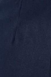 Product shot of the Pull On Pant in colour Navy (Blue), detail