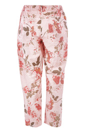 Product shot of the Pink Floral Pant in colour Pink (Pink), from the back