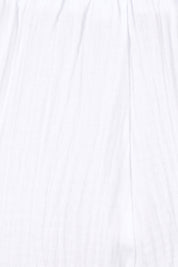 Product shot of the Cotton Pant in colour White (White), detail