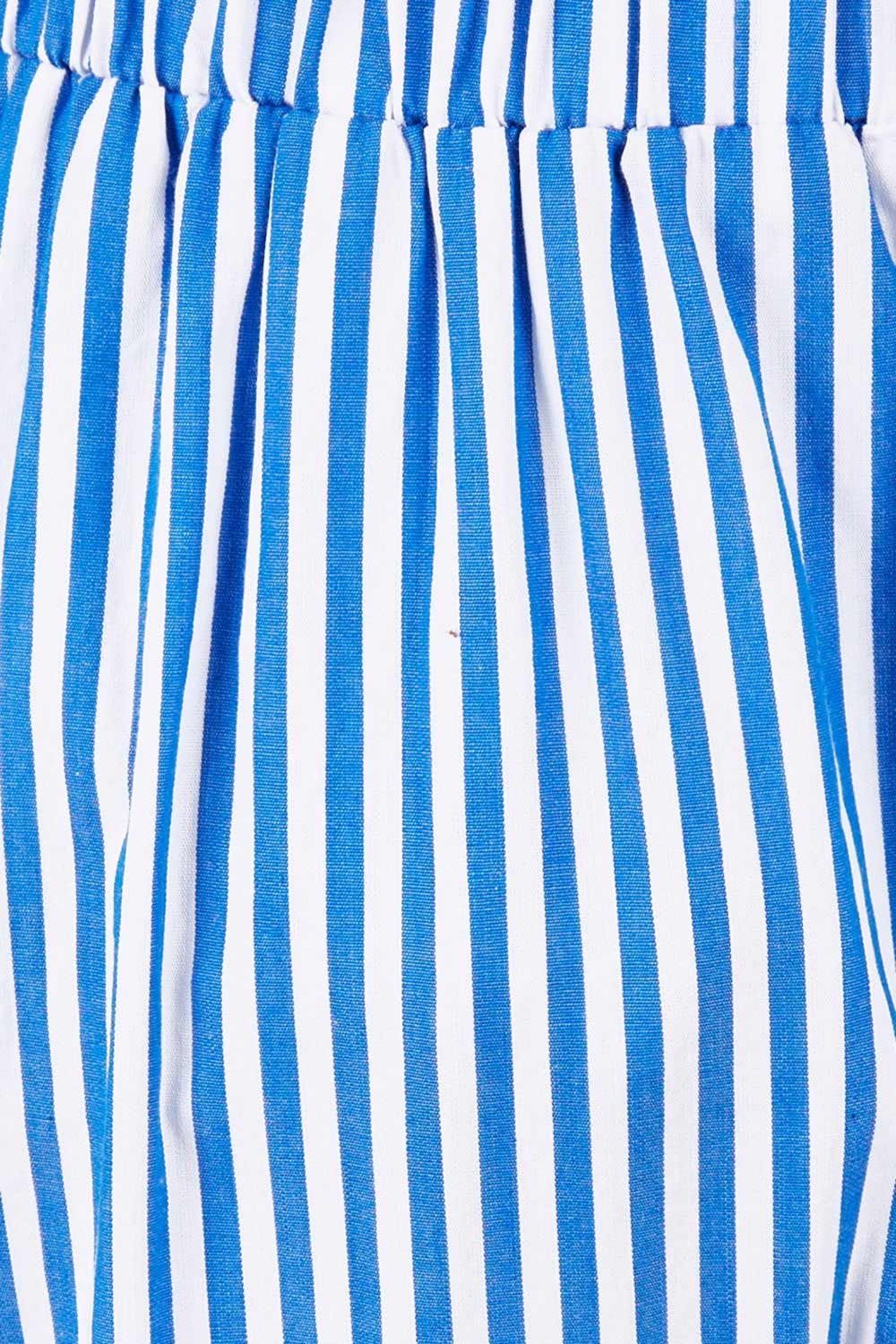 Product shot of the Stripe Skirt in colour Cobalt (Blue), detail