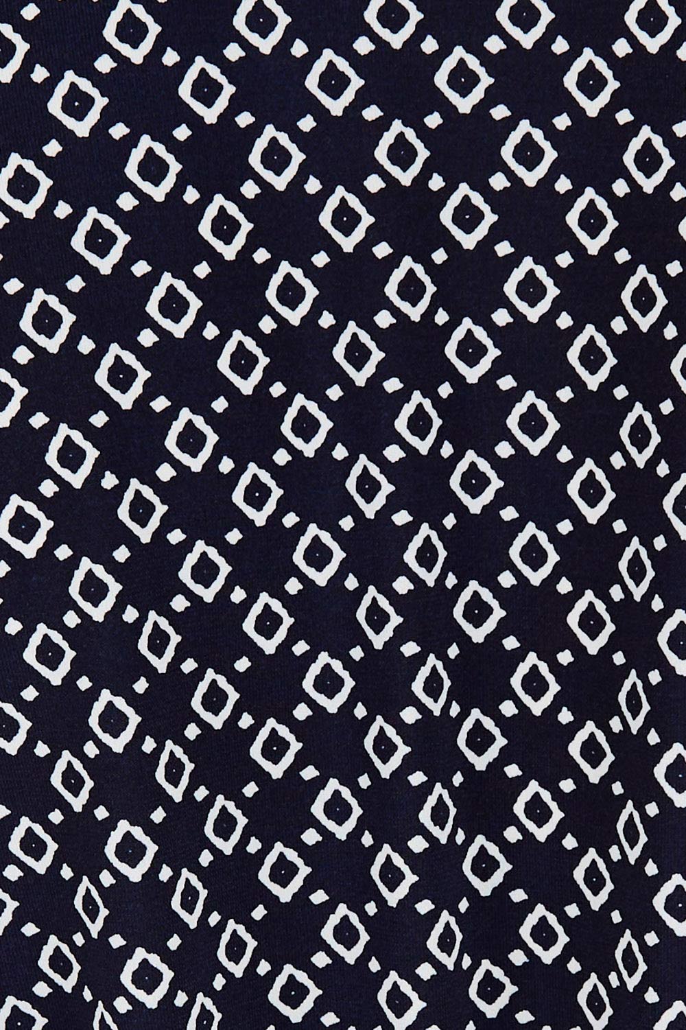 Product shot of the Alexa Dress in colour Navy (Blue), detail