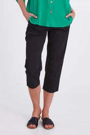 Preloved Santorini Cotton Pant - Black
