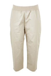 Product shot of the Santorini Cotton Pant in colour Natural, from the front