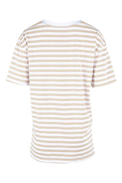 Product shot of the Sailor Tee in colour Stonewhite (White), from the back