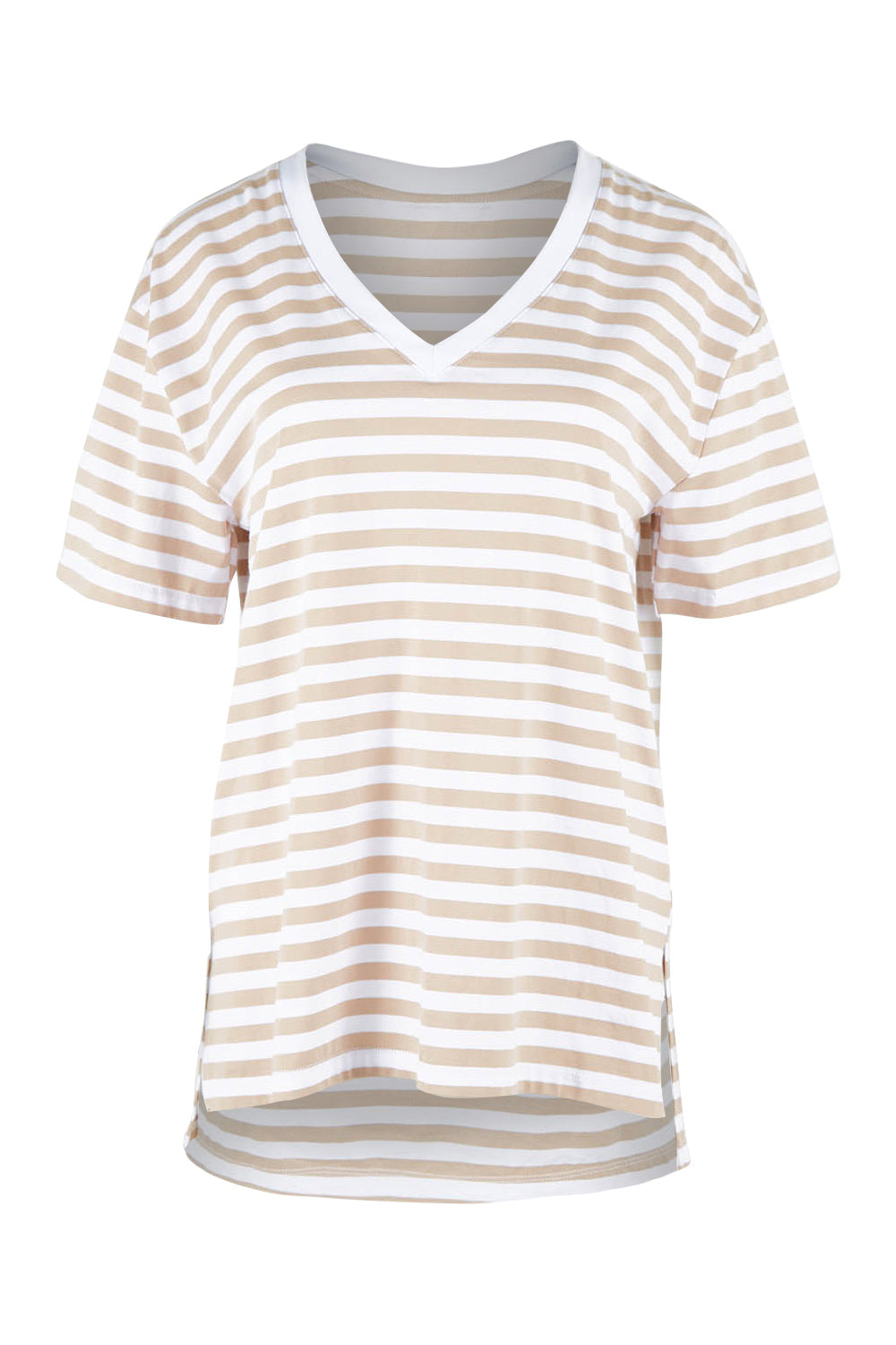 Product shot of the Sailor Tee in colour Stonewhite (White), from the front