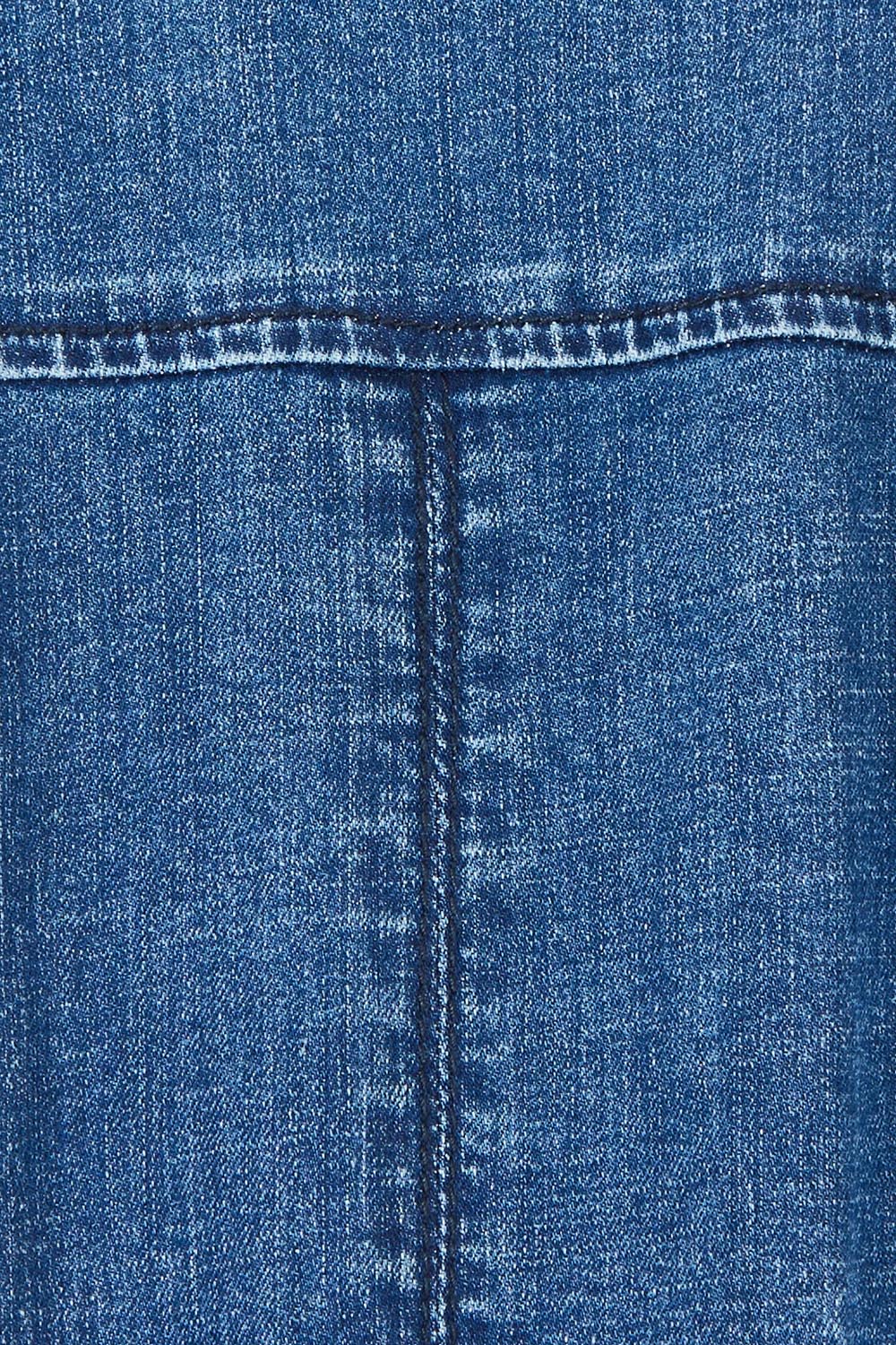 Product shot of the Maggie Denim Jacket in colour Darkdenim (Blue), detail