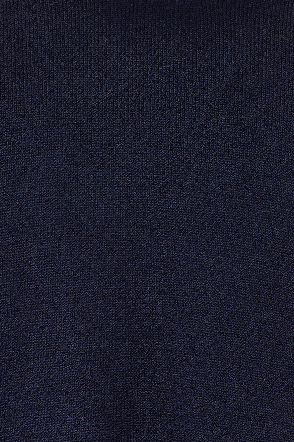 Product shot of the Vicky Side Split Knit Vest in colour Navy (Blue), detail