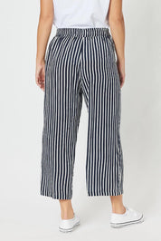 Preloved Stripe Pant - Navy
