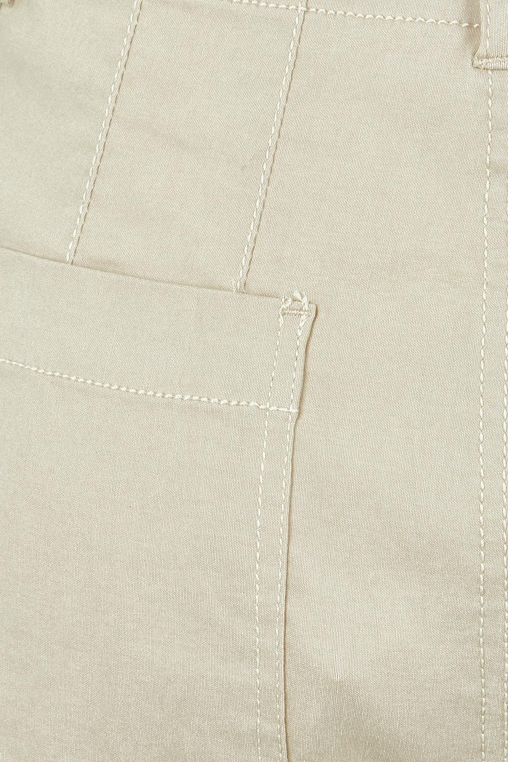 Product shot of The Marine Wide Leg Pant in colour Natural, detail