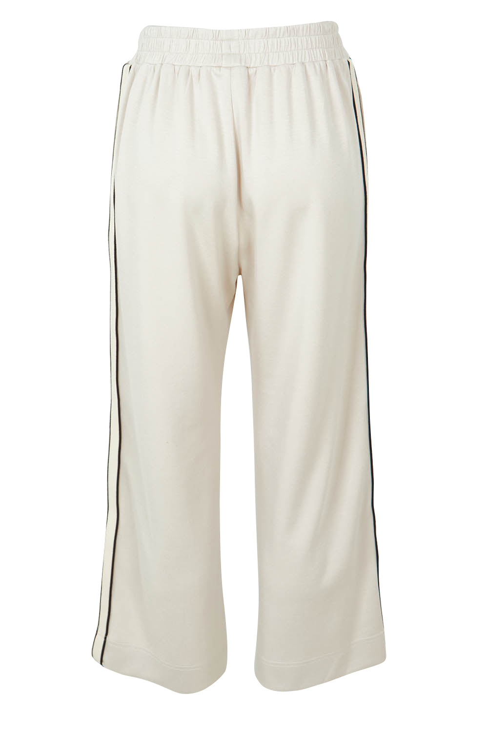 Product shot of the Urban Crop Pant in colour Chalk, from the back
