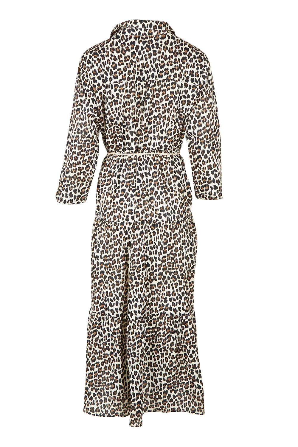 Product shot of the Le Marais Cotton Dress in colour Animal, from the back