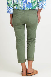 Isabella Cotton Pant - Khaki