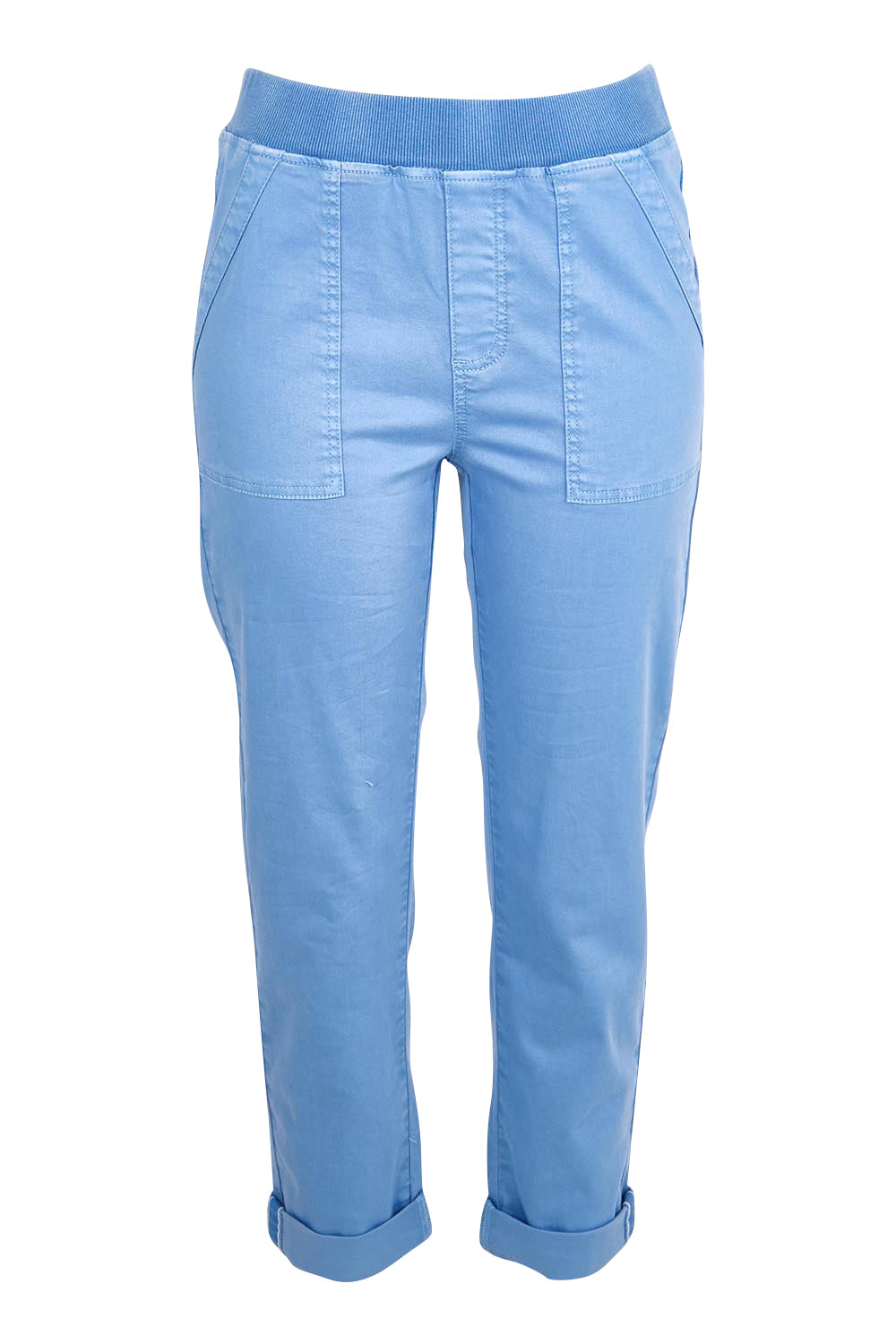 Isabella Cotton Pant - Sky