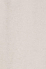 Product shot of the Heart Square Tee in colour Natural, detail