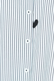 Aspen Stripe Cotton Shirt – Blkwhite