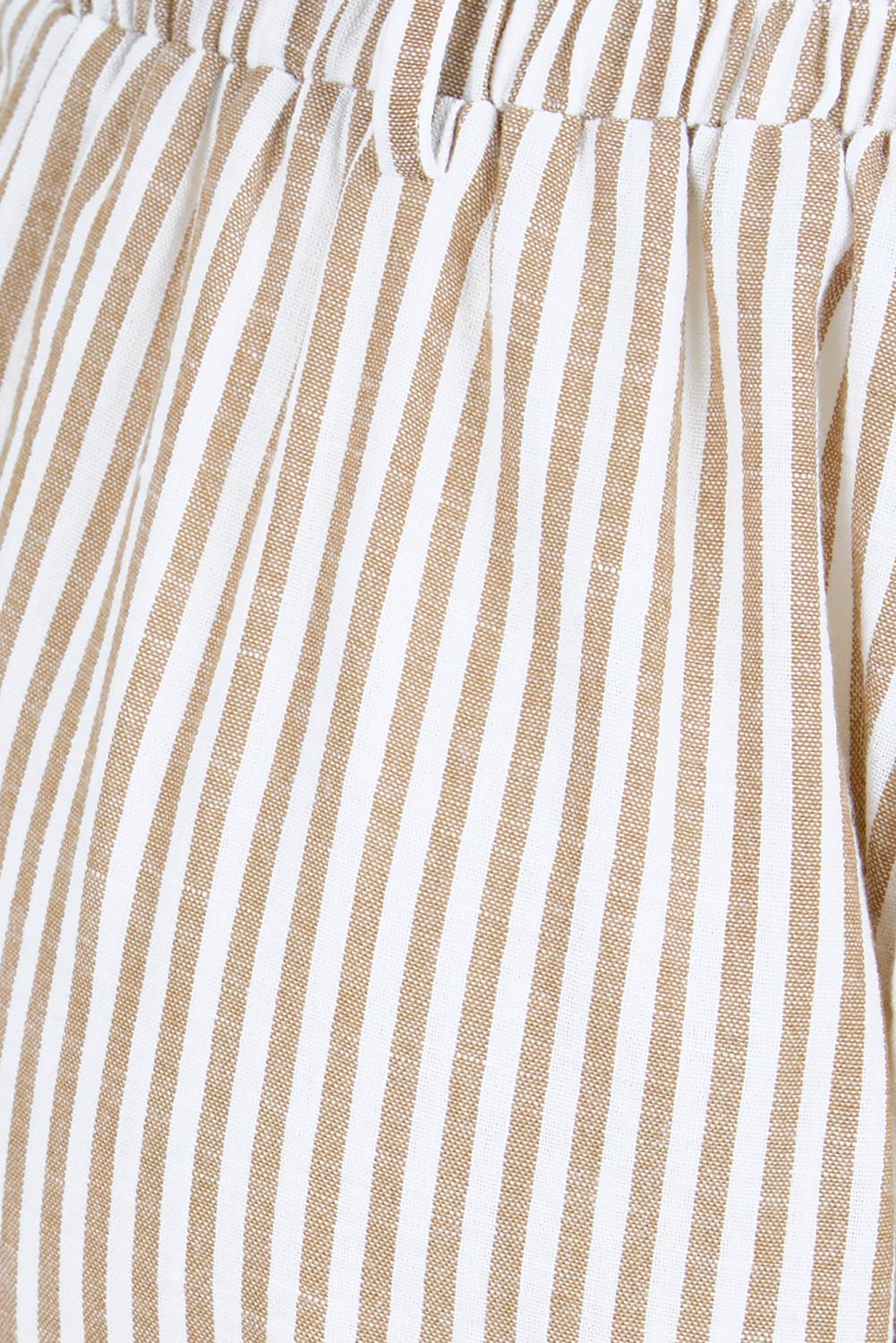 Product shot of the Urban Stripe Pant – Natural in colour Natural, showing detail